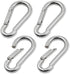 4Pack 2 inch Flag Pole Snap Clip Hooks Flagpole Attachment Spring Snap Hook Stainless Steel Carabiner Clips Heavy Duty Quick Link Carabiners for Indoor & Outdoor