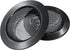 2 Pcs Sink Strainer Stainless Steel Kitchen Sink Drain Strainer Basket Cover Mesh Hair Food Catcher with Large Wide Rim 4.4" Diameter, Matte Black