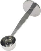 2-in-1 Coffee Scoop Stainless Steel Measuring and Tamping Coffee Spoon(15ml)-1pc