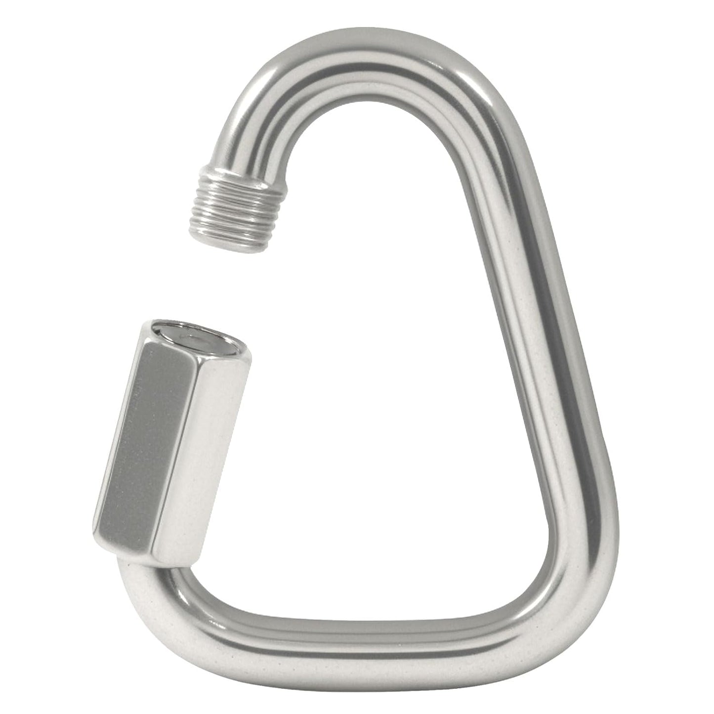 4.1 Inch Delta Quick Link, Stainless Steel Triangle Quick Connector M12 Heavy Duty Chain Connector (1 Pack, 2517 Lbs Capacity)