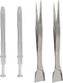 4 Pack Aluminum Alloy Cake Decorating Tools Set, Pearl Sprinkles Pen Pearl Grabber 4 Claws Stainless Steel Cake Tweezers, Pearl Sprinkle Spoon with Shovel Head for Cake Decorating/Bakers