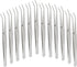 12 Pcs Stainless Steel Tweezers, 6" Sewing Tweezers with Curved Serrated Tip for Crafting, Multipurpose Curved Tip Forceps for Jewelry Making, Eyelash Extension, Precision Grip (Silver)