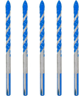 5pcs Masonry Drill Bit 15/64" Drilling Dia Carbide Drill Bit for Glass, Tile and Ceramic