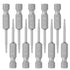 10pcs 1/16" Hex Allen Wrench Drill Bit Set, 1/4" Hex Shank, S2 Steel