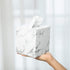 Tissue Box Cover,Tissue Box Square,Marble Stripes Tissue Box Cover,Tissue Box Holder for Bathroom Accessories,PU Leather Tissue Holder,Marble Stripes