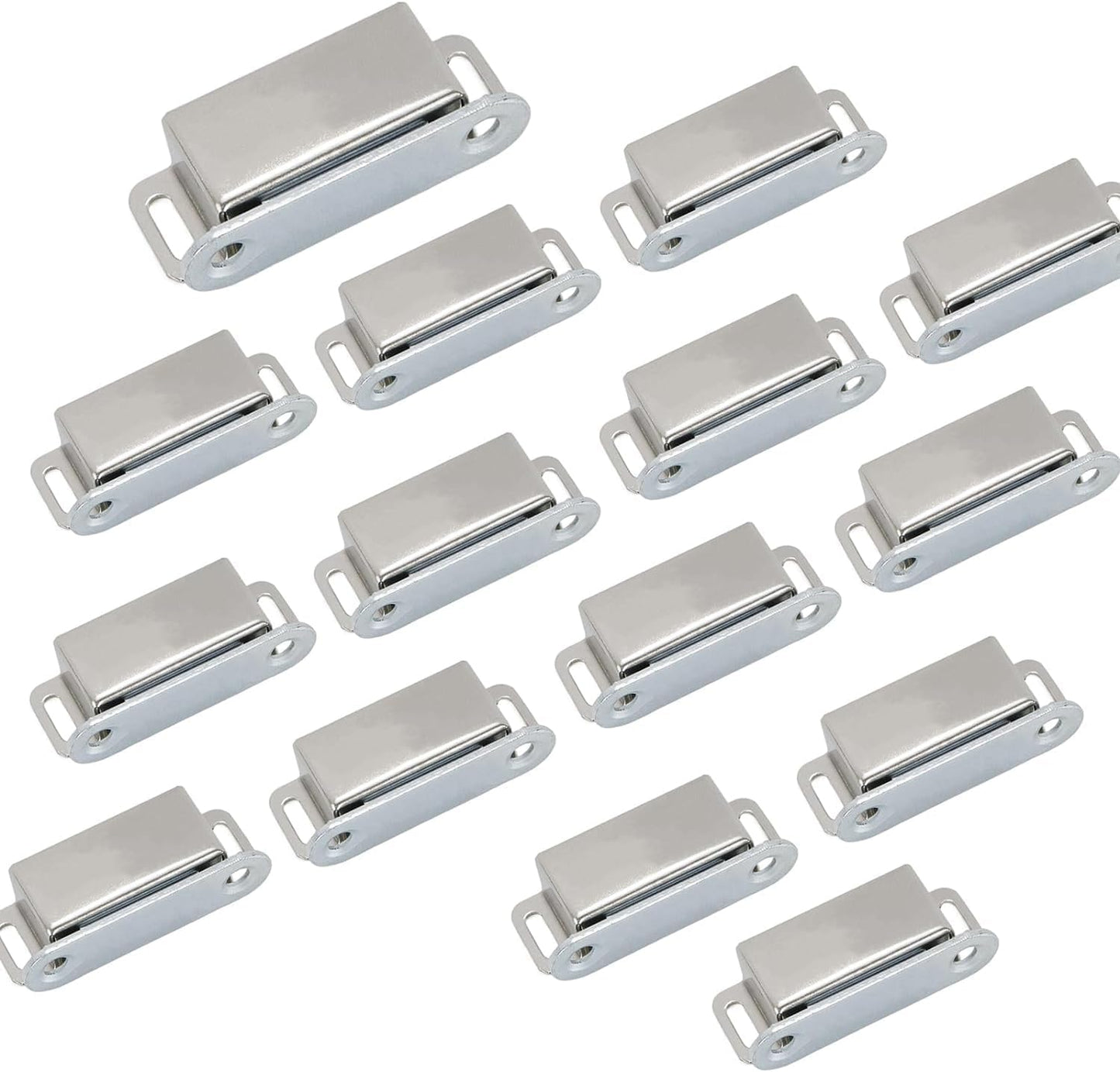 Mini Size Door Magnet Door Catch Latch Stainless Steel for Cupboard Cabinet -Pack of 20