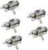 Slide Bolt Latch Stainless Steel Security Guard Door Latch -Pack of 5