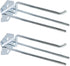Pegboard Hooks Heavy Duty Metal Steel 3/8" Square Hole Peg Hooks Suitbale for 1.5" Spaced Pegboards Wall Hooks for Hanging Spanner,Coil and Tools 6.5" Length