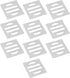 Drain Cover Grates Fit 2" x 2" Drain, Stainless Steel Drainage Grate Cover Square Replacement Floor Drain Strainer for Shower, Bathroom Floor, Balcony, and Outdoor Garden Drains -10pcs