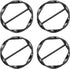 T-shirt Clips, Clothes Knotting Buckle Ring Wrap Holder for Women Scarf, Loose T-shirt