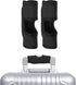 Luggage Handle Wrap, 2 Pcs Hollow Neoprene Handbag Grip Cover Protector Luggage Identifiers Suitcase Handle Wraps for Luggage Suitcase Travel Bags, Black