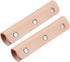2 Pcs Handbag Handle Cover, Leather Luggage Handle Wraps, Purse Strap Cover Luggage Grip Protector Fine Texture Silver Buckle for Purse Tote Bag Suitcase, Peach Pink