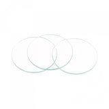 8 Pack 19mm Dia. Watch Glass Crystal Lens, Single Dome Round 1.5mm Edge Thickness for Watchmaker Repair Clear