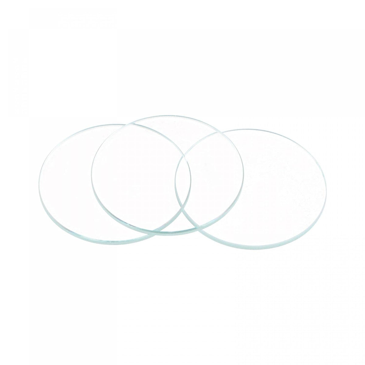 8 Pack 19mm Dia. Watch Glass Crystal Lens, Single Dome Round 1.5mm Edge Thickness for Watchmaker Repair Clear