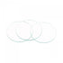 8 Pack 19mm Dia. Watch Glass Crystal Lens, Single Dome Round 1.5mm Edge Thickness for Watchmaker Repair Clear
