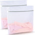 Durable Honeycomb Mesh Laundry Bags, 2 XX-Large 24in x 24in Washing Delicate Bags with Colorful Zipper for Huge Clothes, Curtain, Coverlet, Carpet