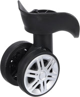 Luggage Wheel Replacement, Suitcase Trolley Wheels DIY Repair, Spinner Wheels Luggage Accessories, Swivel Silent Wheel, Black