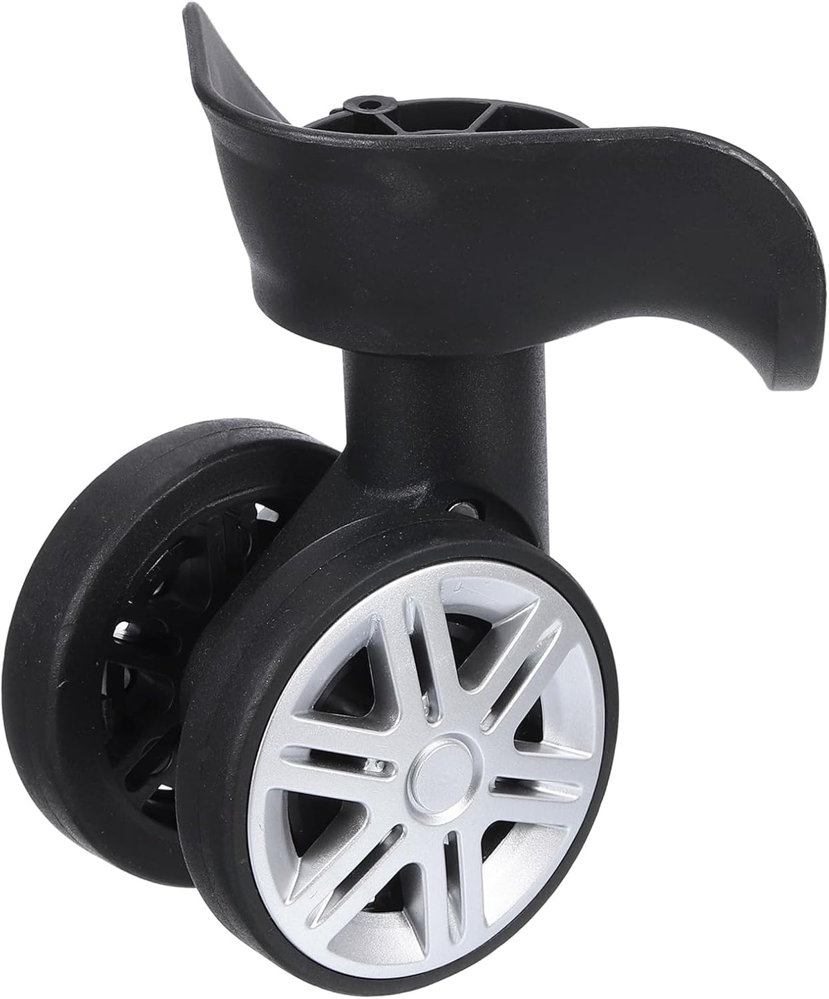 Luggage Wheel Replacement, Suitcase Trolley Wheels DIY Repair, Spinner Wheels Luggage Accessories, Swivel Silent Wheel, Black