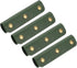 4Pcs Handbag Handle Cover, PU Leather Luggage Handle Wraps, Luggage Grip Protector for Purse Tote Bag Suitcase, Dark Green
