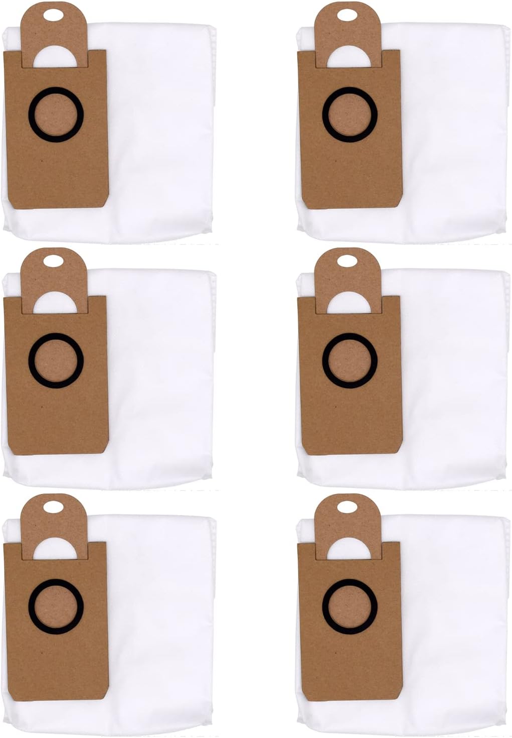 6 Pack Dust Bags for iHome AutoVac Nova Self Empty Robot Vacuum Replacement Accessory Parts