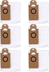 6 Pack Dust Bags for iHome AutoVac Nova Self Empty Robot Vacuum Replacement Accessory Parts
