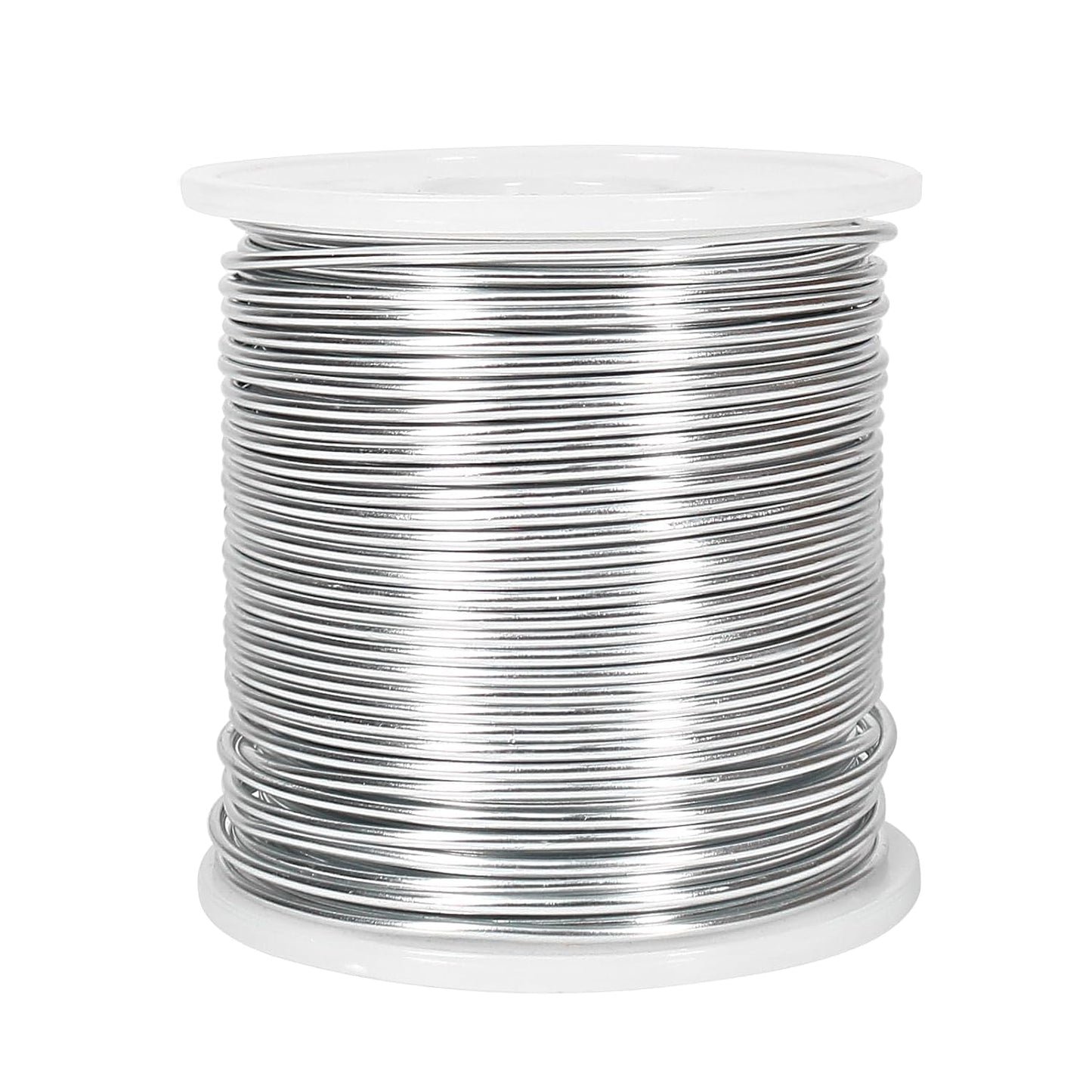 15 Gauge Aluminum Wire, 164 Feet 1.5mm Bendable Metal Craft Wire for Jewelry Making, Beading, Armature, Sculpting, Bonsai Training, Crafting