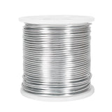 15 Gauge Aluminum Wire, 164 Feet 1.5mm Bendable Metal Craft Wire for Jewelry Making, Beading, Armature, Sculpting, Bonsai Training, Crafting