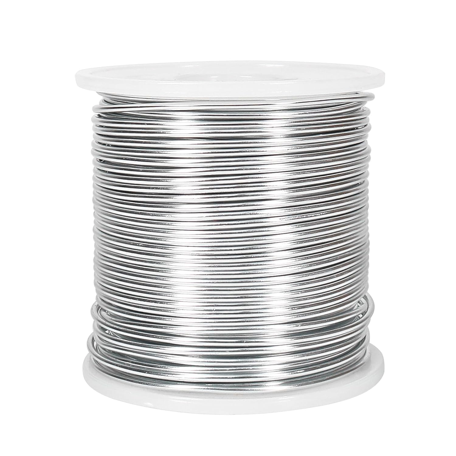 15 Gauge Aluminum Wire, 164 Feet 1.5mm Bendable Metal Craft Wire for Jewelry Making, Beading, Armature, Sculpting, Bonsai Training, Crafting