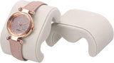 2pcs Watch Case Pillows, M Shaped Watch Display Pillow Velvet Watch Cushion Replacement for Watch Bracelet Display Storage Beige