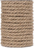 10mm Jute Rope, 50 Feet 3/8 inch Heavy Duty and Thick Twine Decorative Rope for Crafting, Cat Scratch Post, Gardening, Farmhouse Decor, Home Decor