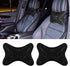 2PCS Car Neck Pillow for Driving Seat, Bling Crystal Rhinestone Diamond Comfortable Headrest Cushion, Head Rest Neck Support Relax, Car Interior Accessories for Women Girly (Black)