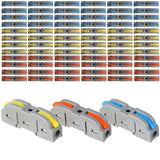 Lever Wire Connectors Kit 34PCS Quick Connect Wire Splice Conductor Compact Connectors Inline Wiring Splices Terminals