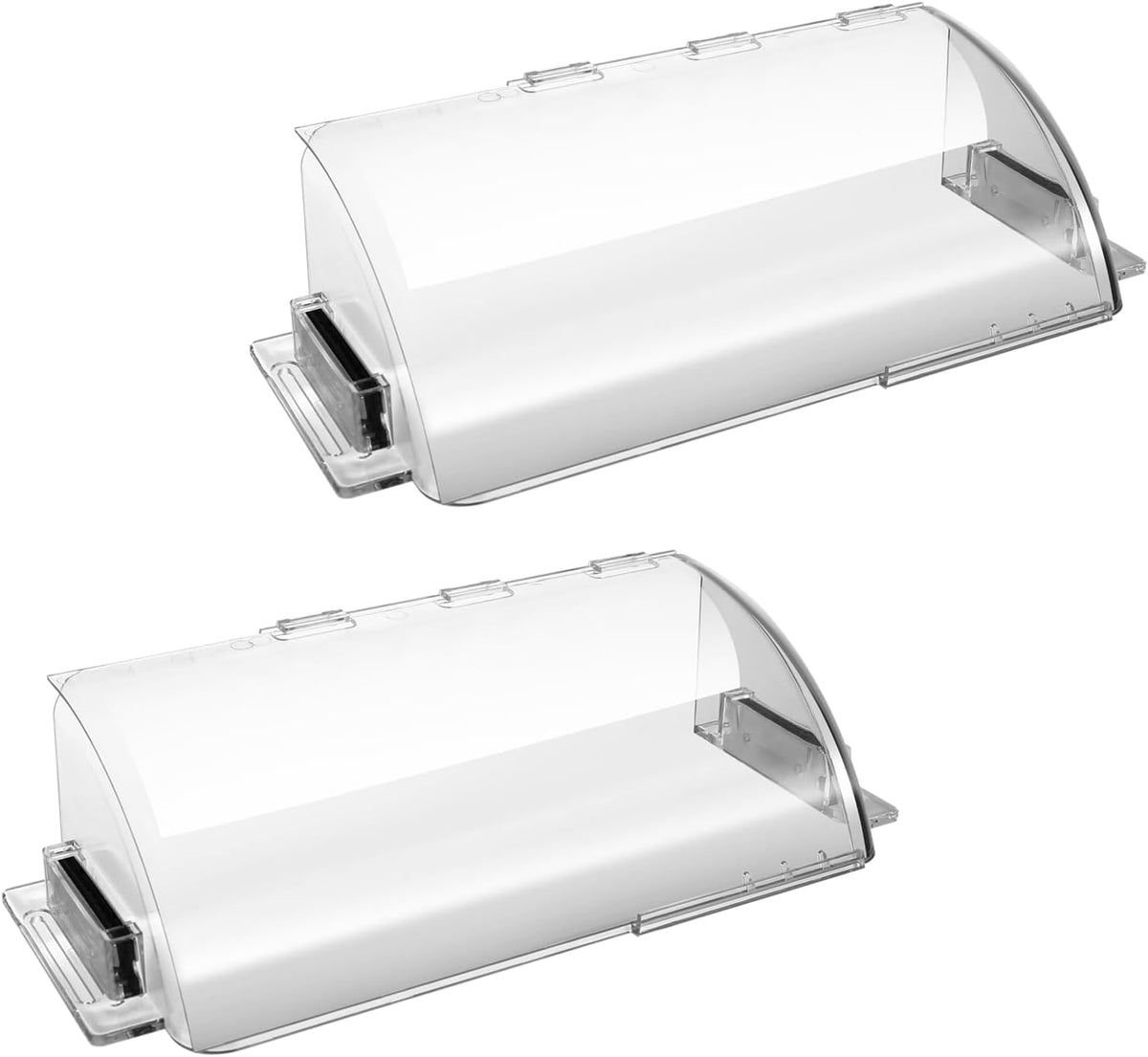 Air Vent Deflectors Adjustable Heat and Vent Cover Clear 2PCS Magnetic Air and Heat Deflector for Floor Vent Sidewalls and Ceiling Registers,8”-11”