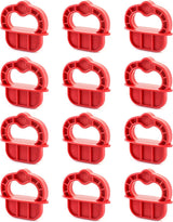 Deck Board Jig, 12 Pcs 1/4" Gap Deck Board Spacer Rings for Pressure Treated, Composite, PVC, Plank