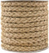 Braided Jute Rope, 25 Feet 11mm Thick Twine Rope for Crafting, Cat Scratching, Gardening, Bundling, Farmhouse Decor, Home Decor