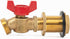 Brass Rain Barrel Quarter Turn Ball Valve Spigot Kit 1/2 Inch With Bulkhead Fitting