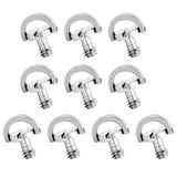 10 Pack Stainless Steel D Ring Screw Hinged Holder, 1/4"-20 Ring Camera Screws Tripod Camera Fixing Screwsfor Selfie Sticks, Gimbals, Quick Release Wrist Strap Mounting and Attachment