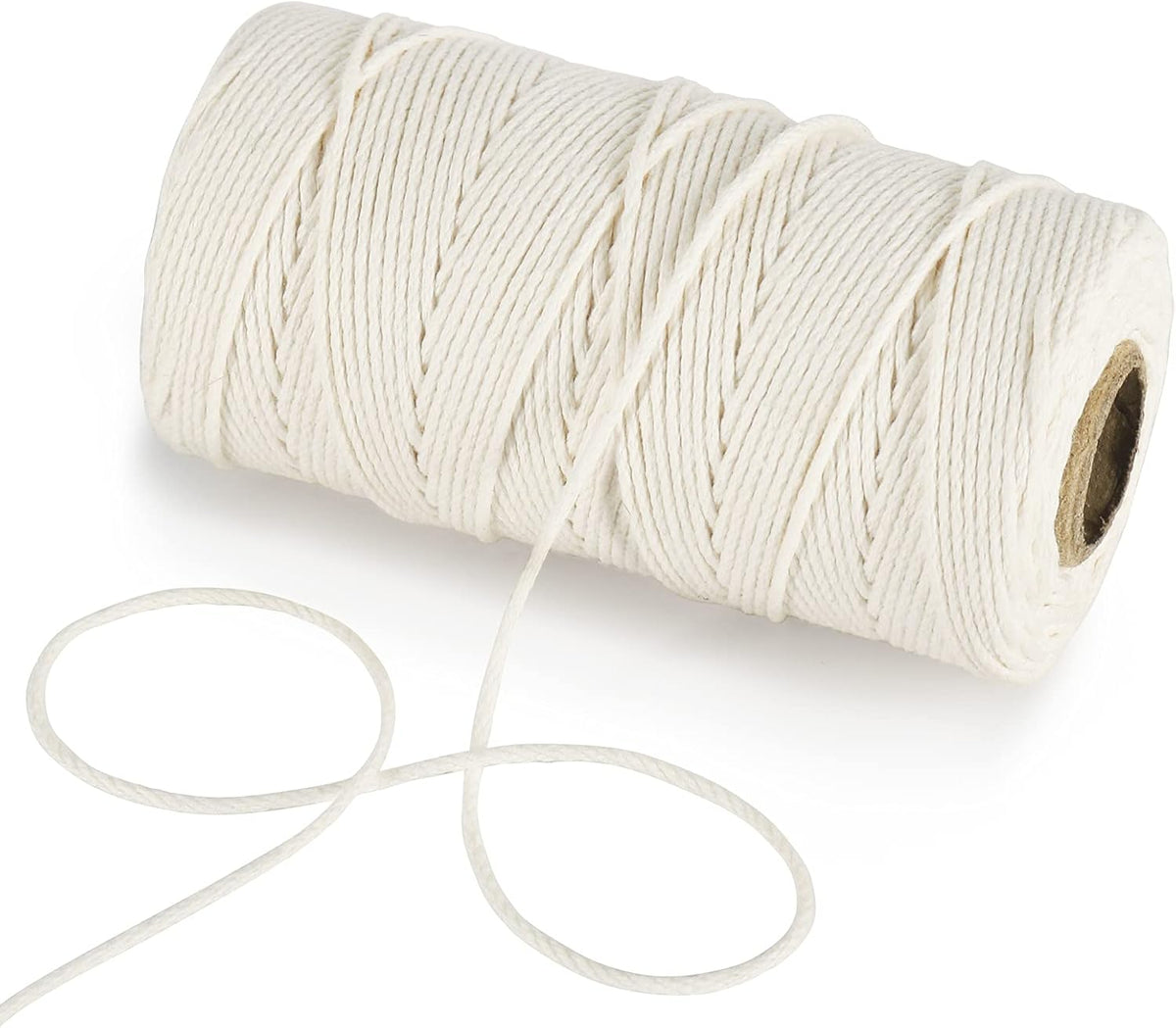 Cotton Butchers Twine, 328 Feet 1.5mm Food Safe Cooking Twine Kitchen String for Cooking, Tying, Trussing, Roasting