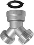 Brass Nickel Plating 3/4" GHT Y Shaped Connector for Steam Dryer and Washing Machine Hoses