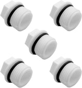 5PCS 1/2" PT Male Thread PPR Pipe Fitting End Caps Connector Plug