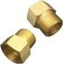 3/4" NPT Thread Female × 3/4" NPT Thread Male Brass Pipe Fitting Adapter （pack of 2)