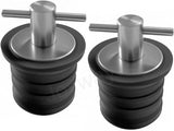 Rubber Drain Plug T Handle Twist Plugs for Boat Drains