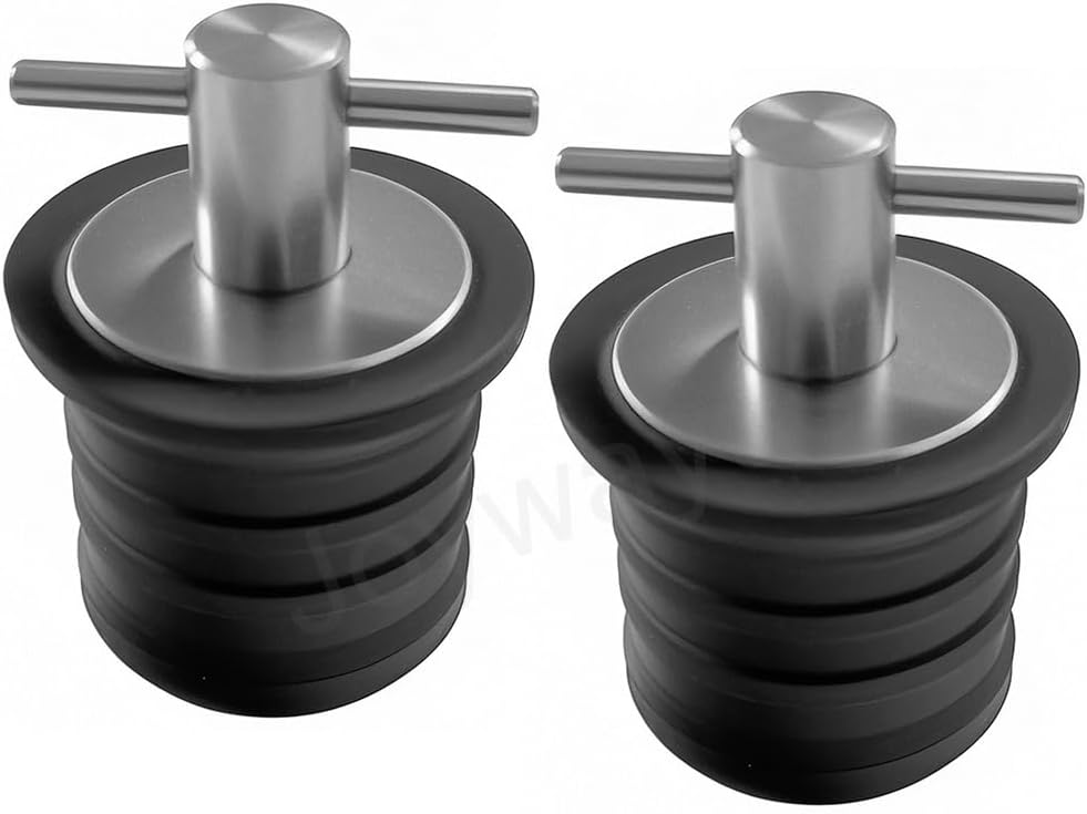 Rubber Drain Plug T Handle Twist Plugs for Boat Drains