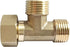 Brass G1/2" 3 Way Diverter, Tee Shape Hose Pipr Fitting Adapter Connector, for Angle Valve Hose, Bath Shower Arm, Toilet Bidet Sprayer, Bathtub Faucet