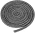 Wood Stove Gasket, 1/4" x 84" Graphite Impregnated Fiberglass Rope Seal and High-Temperature Cement Gasket Replacement for Wood Stoves Door