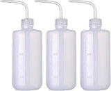 Irrigation Bottle 500ml 17oz Indoor Plant Watering Can Water Squirt Plastic Rinse Bottle for Eyelash Extensions Eye Wash Tattoo Lab (3pcs)
