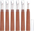 Seam Ripper 6pcs Wooden Style Plastic Thread Cutter Stitch Remover Large Thread Remover Stitch Eraser Tag Ripper for Clothes Crafting Embroidery