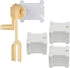 Embroidery Floss Bobbins 150pcs Embroidery Thread Holder with Winder Thread Bobbins for Floss Cross Stitch Crafting Sewing