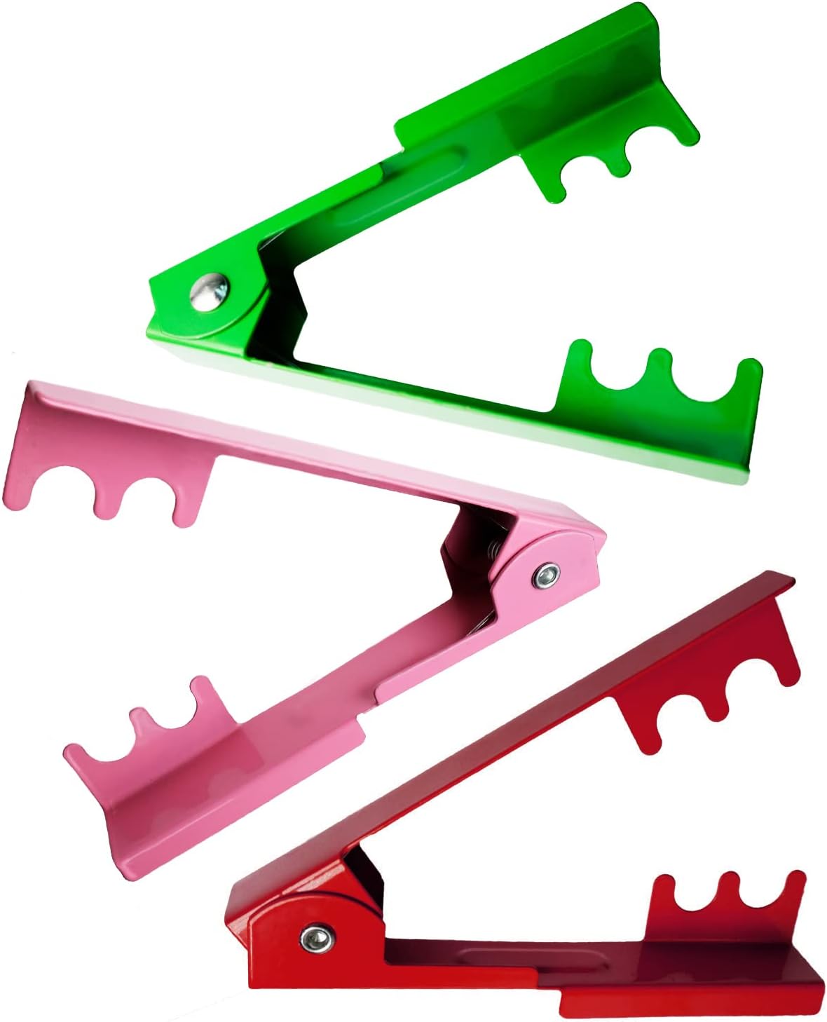 Rose Thorn Stripping Tool Stripper Metal Stripper Thorn Remover for Floral DIY and Gardening (3pcs, Red Green and Pink)