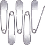 5 Inch Large Safety Pins for Clothes Big Heavy Giant Safety Pin for Fashion, Sewing, Quilting, Blankets, Upholstery, Laundry and Craft (13cm, 5pcs)